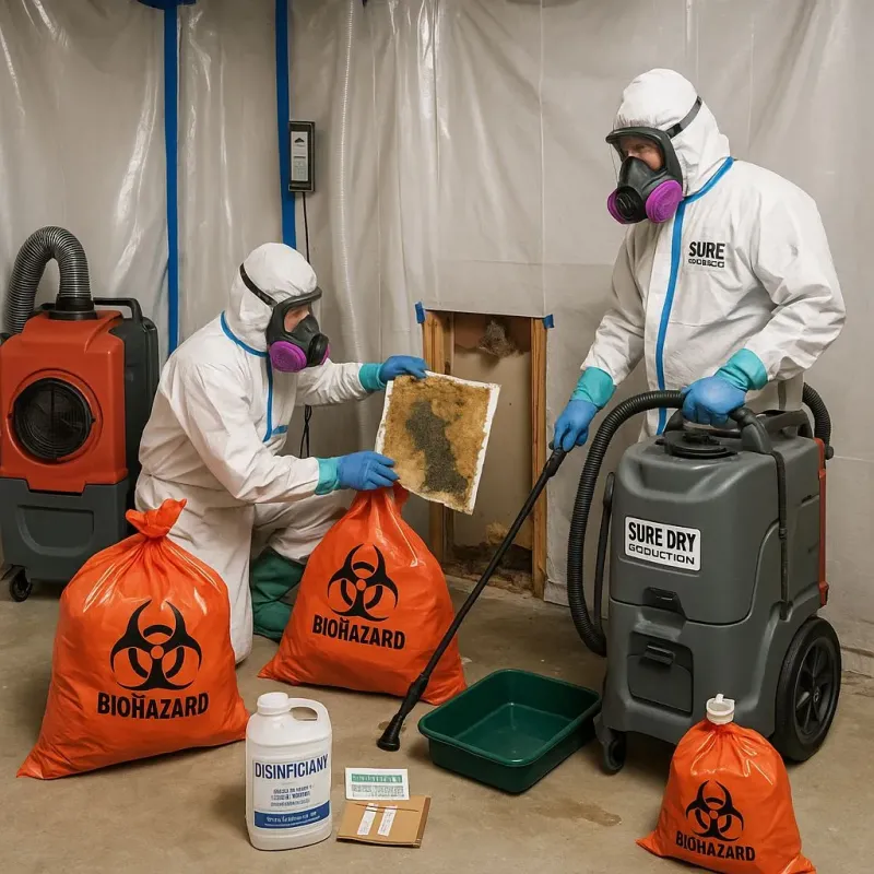 Contaminated Water Handling Protocols process in New London, OH