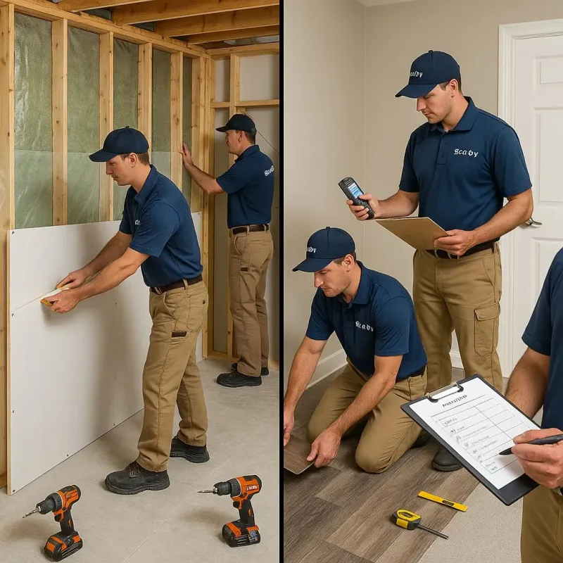 Repairs and Reconstruction process in New London, OH